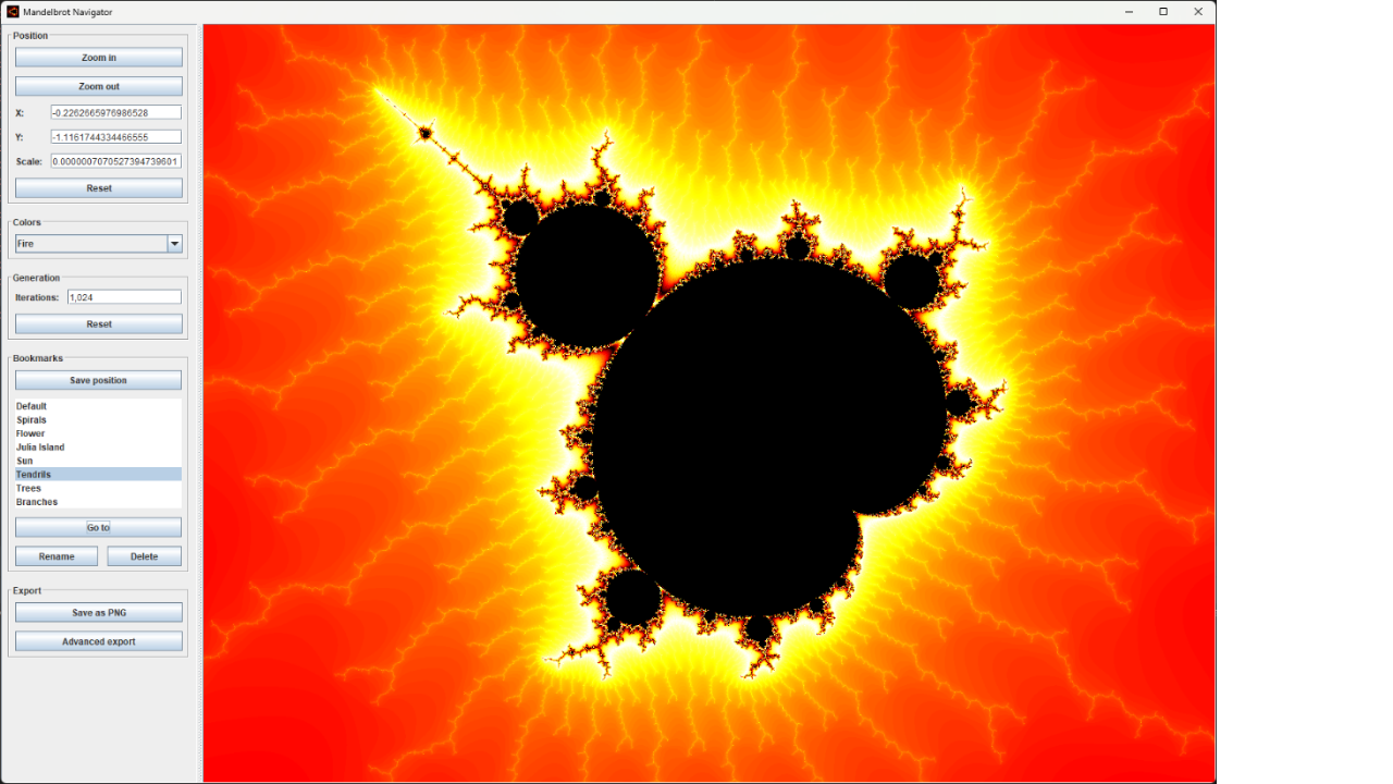 Mandelbrot Navigator